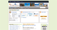 Desktop Screenshot of icheapairfares.com